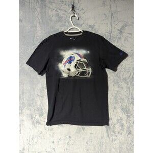 Nike NFL Buffalo Bills Adult Medium Helmet Black T-shirt Authentic Genuine